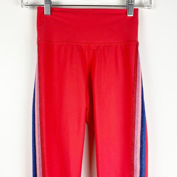 NWOT Spiritual Gangster Shimmer Stripe 7/8 Leggings Women’s Size XS - Picture 4 of 11